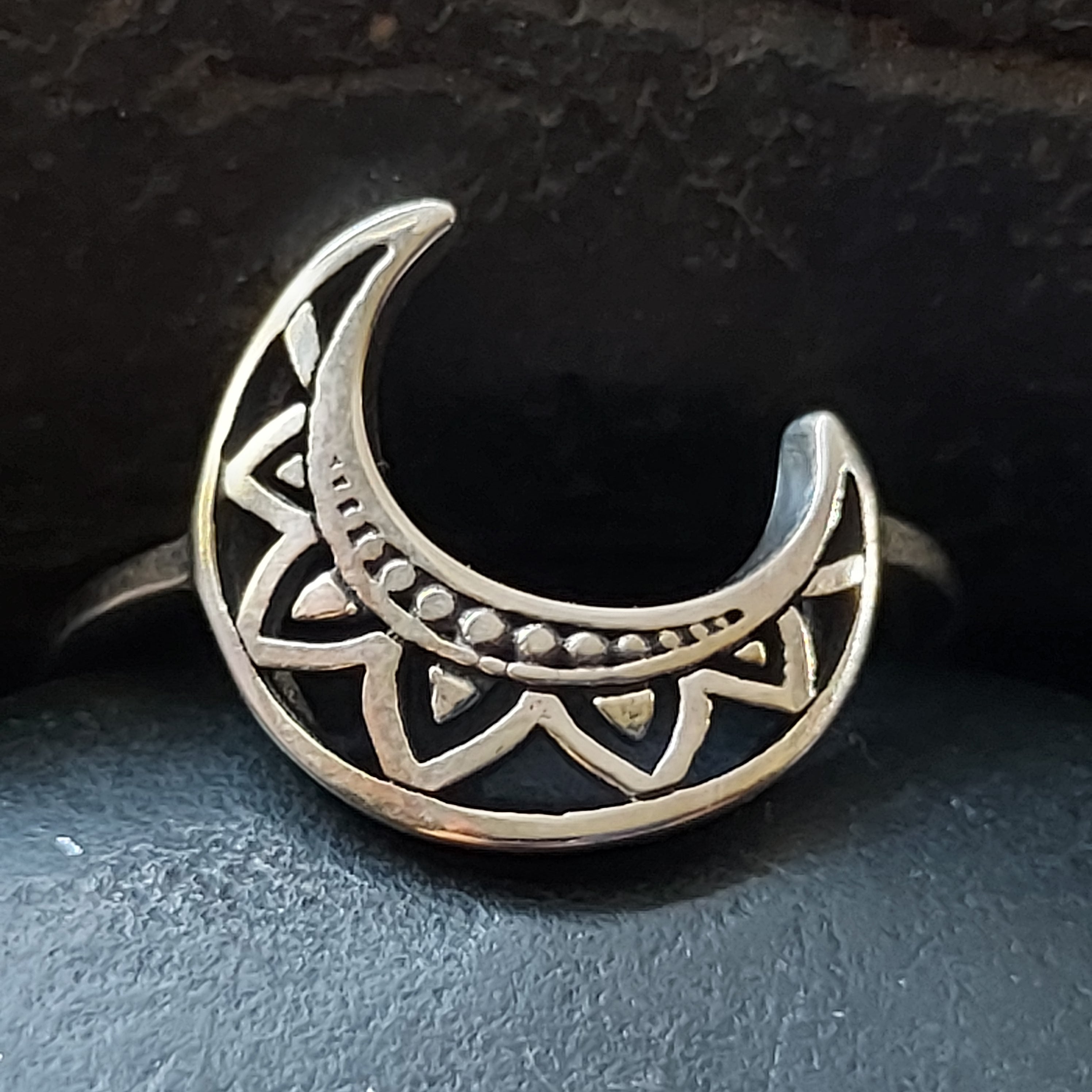 Crescent Moon Ring – Cece Jewellery