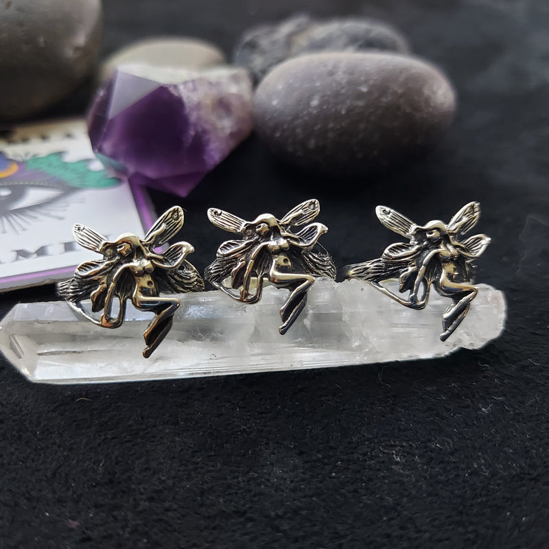 Vintage Sterling Silver Fairy Ring Vintage Fairy Ring Fairy 
