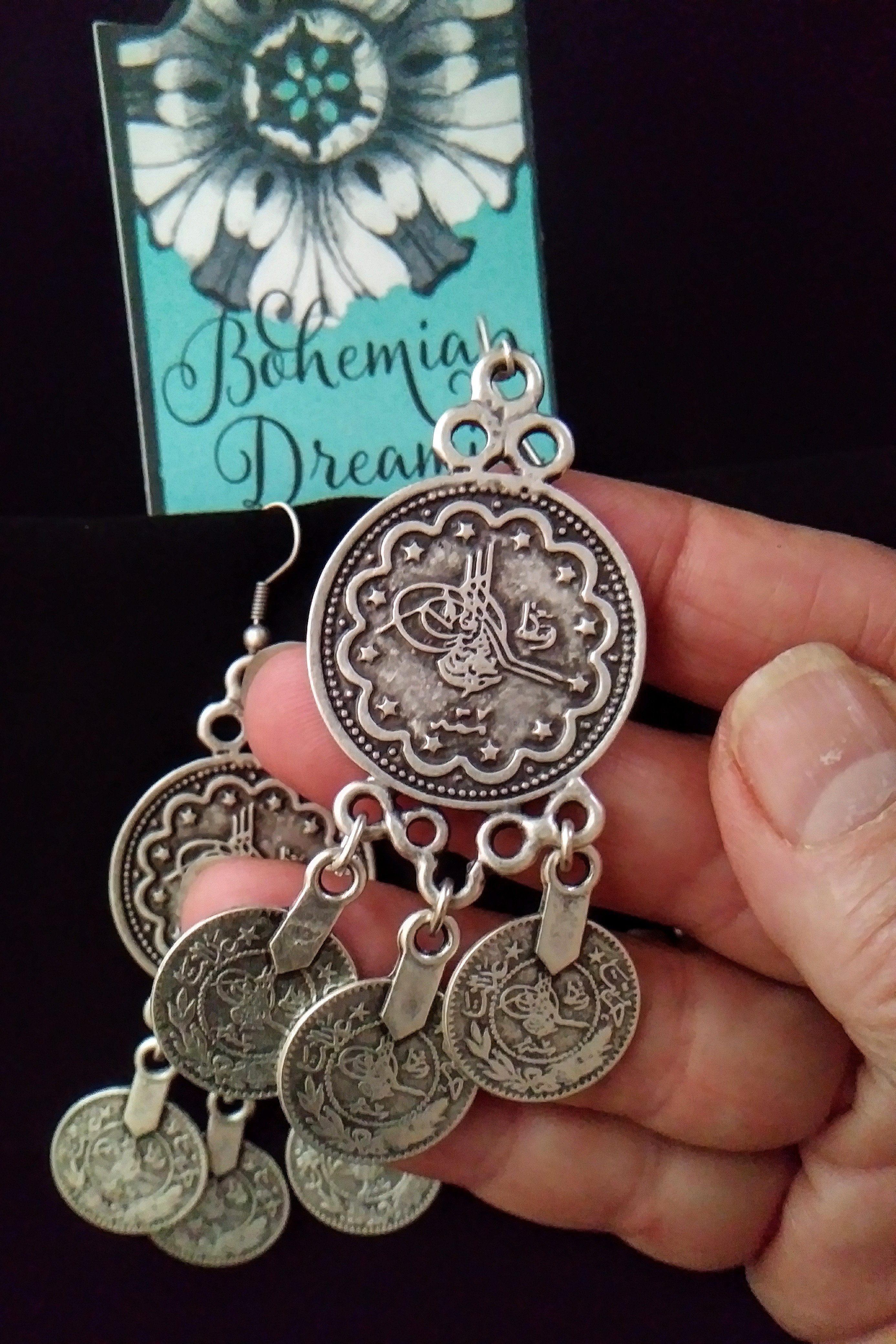 Gypsy on sale coin earrings